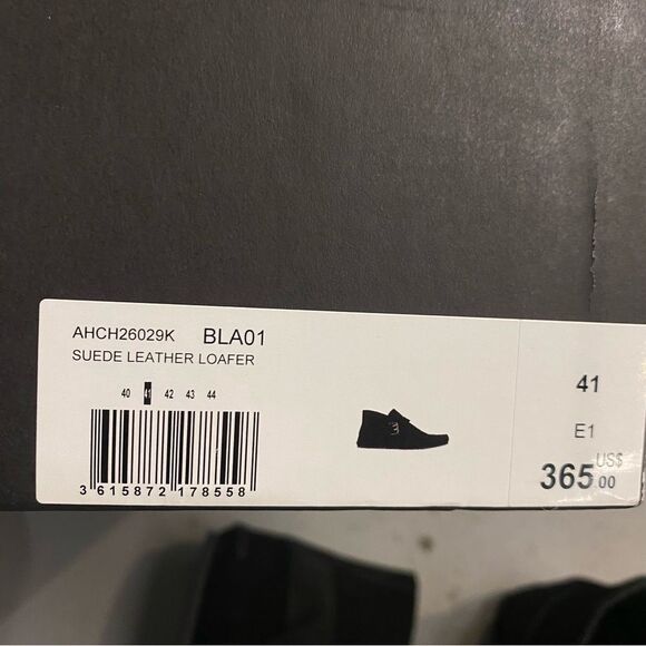 New The Kooples suede leather moccasins black slip ons shoes NIB $475 41 10 - Picture 13 of 16